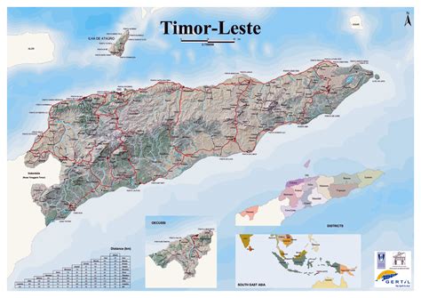 timor leste on map.